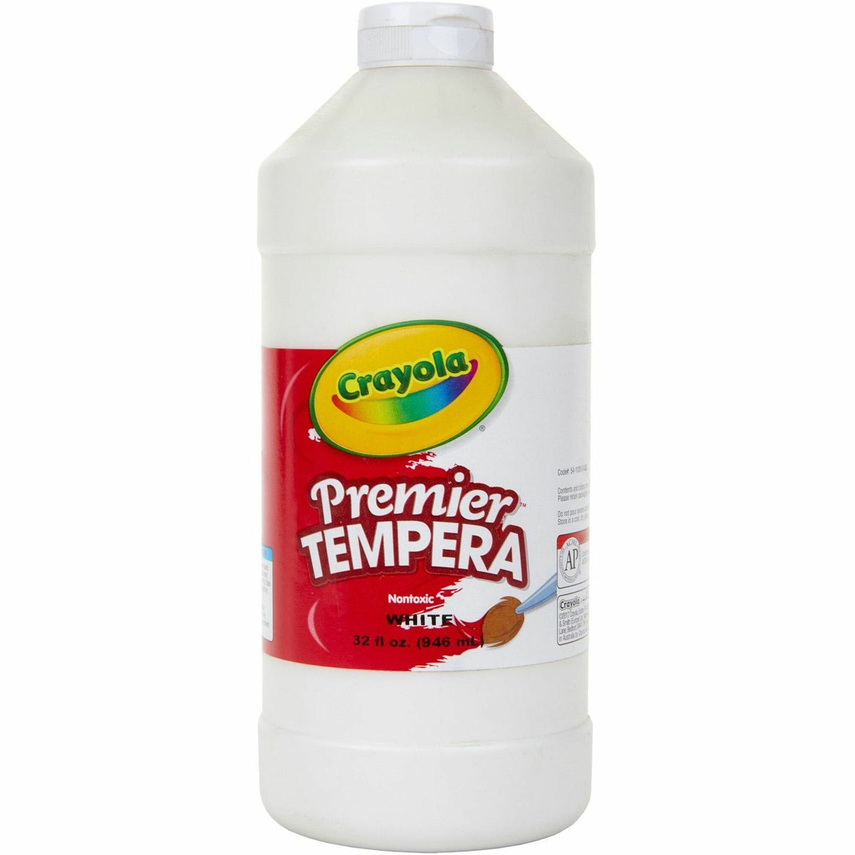 Crayola Premier Tempera Paint - 1 Color(s) - White - 2 lb - 1 Each
