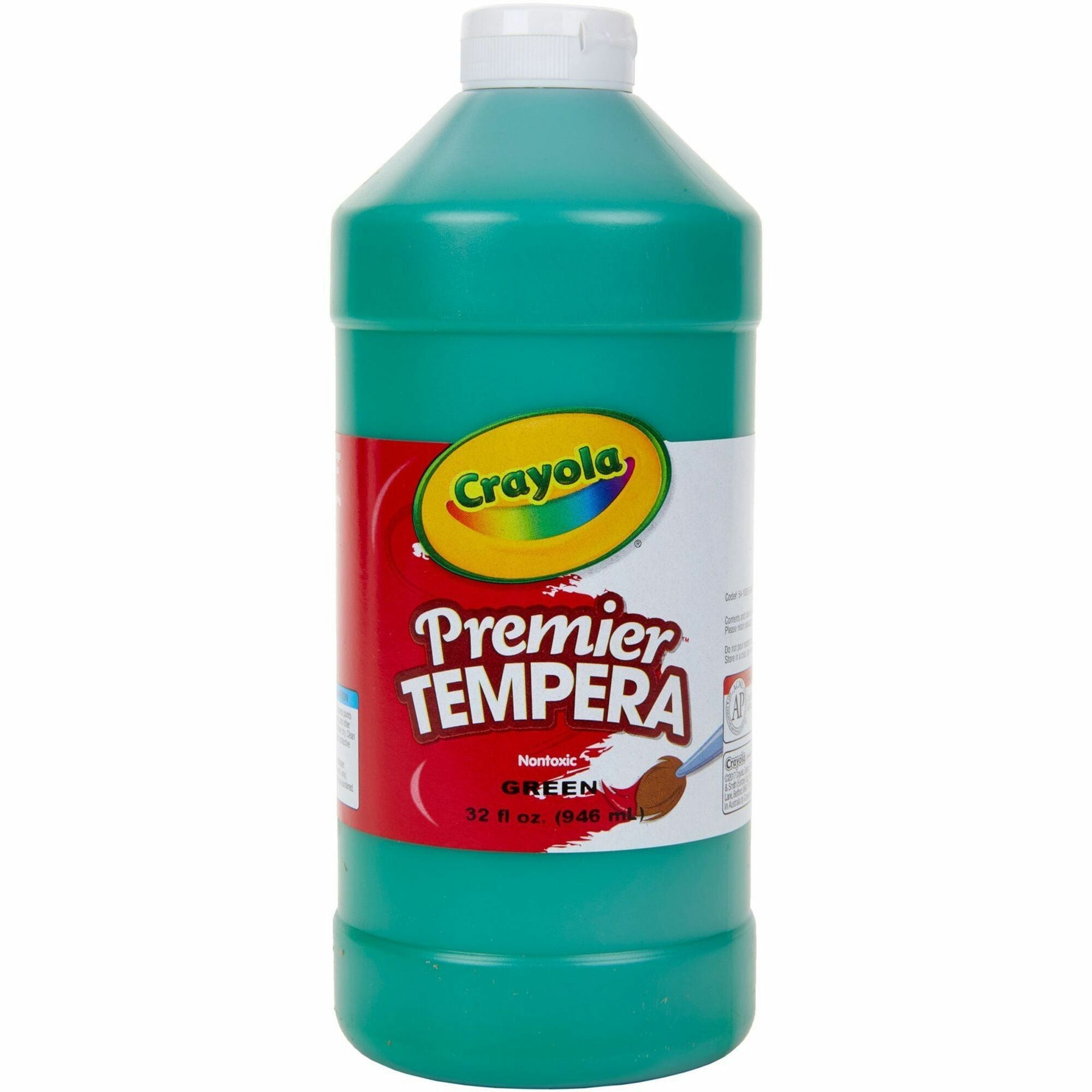Crayola Premier Tempera Paint - 1 Color(s) - Green - 2 lb - 1 Each