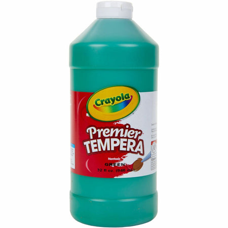 Crayola Premier Tempera Paint - 1 Color(s) - Green - 2 lb - 1 Each