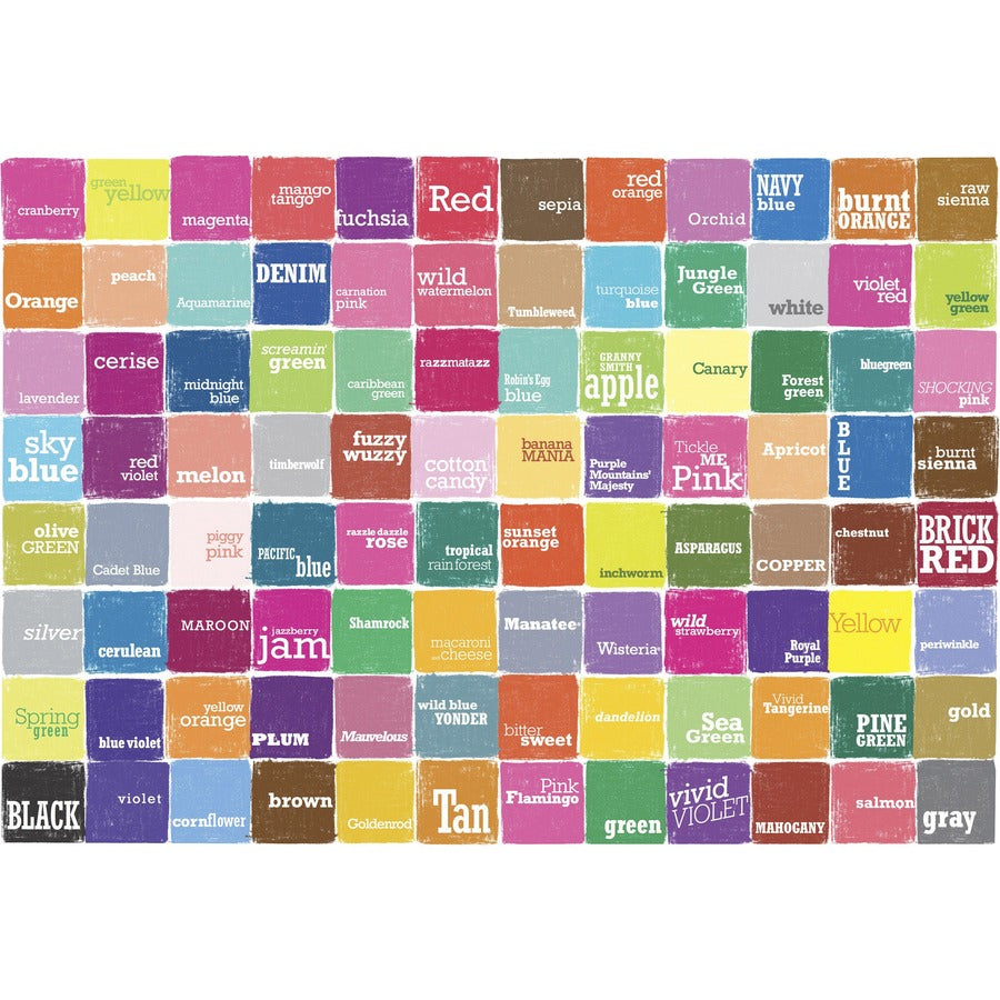 Crayola Built-in Sharpener 96 Count Crayons - Assorted - 96 / Box