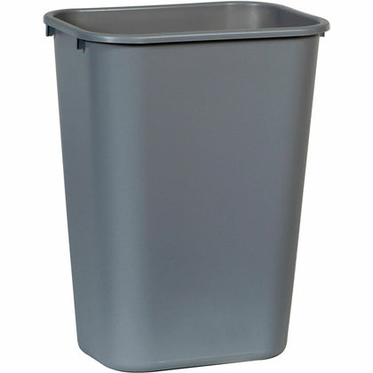 Rubbermaid Commercial Large Deskside Wastebasket - 41 QT 10.25 gal - Durable Rust Resistant - Gray - Waste Containers &