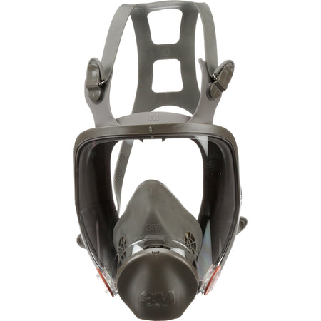 3M 6800 Full Facepiece Reusable Respirator - Medium - Gases, Vapor, Particulate Protection - Thermoplastic - Black, Gray - Lightweight - 1 Each