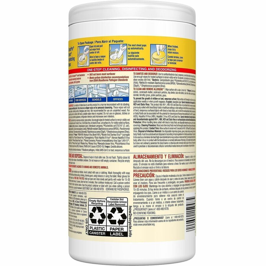 CloroxPro™ Disinfecting Wipes - Alternate-Image2