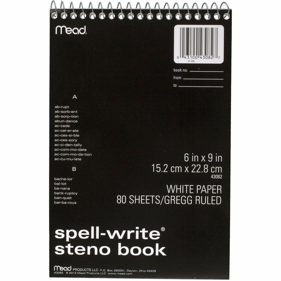 Mead Spell-Write Steno Book - Alternate-Image3
