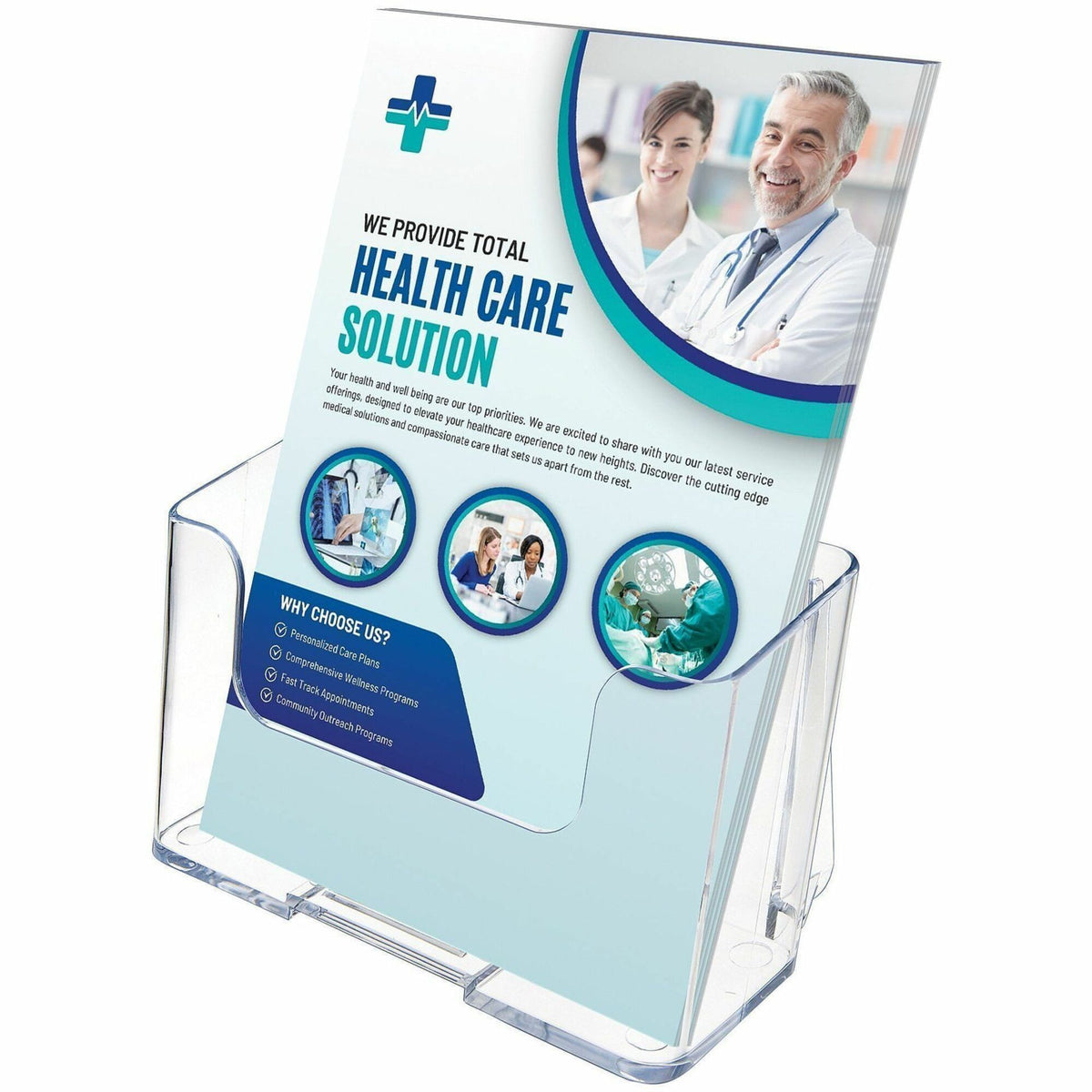 Deflecto Single Compartment DocuHolder - 2000