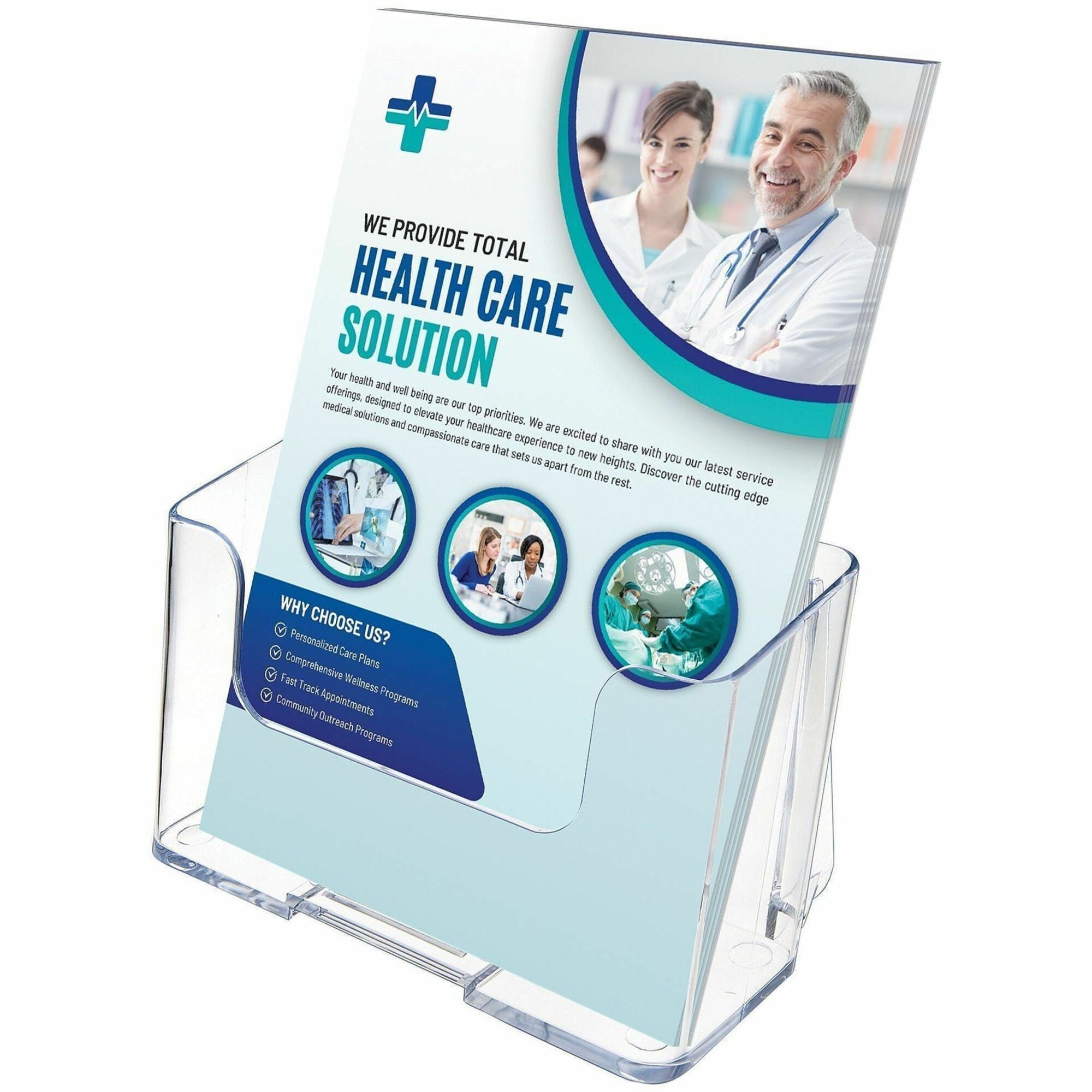 Deflecto Single Compartment DocuHolder - 2000