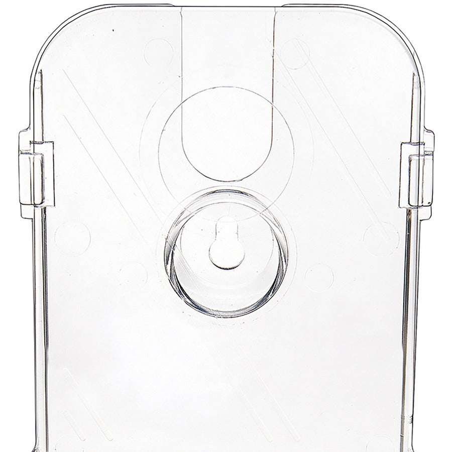 Deflecto Single Compartment DocuHolder w/ Business Card Holder - Rear
