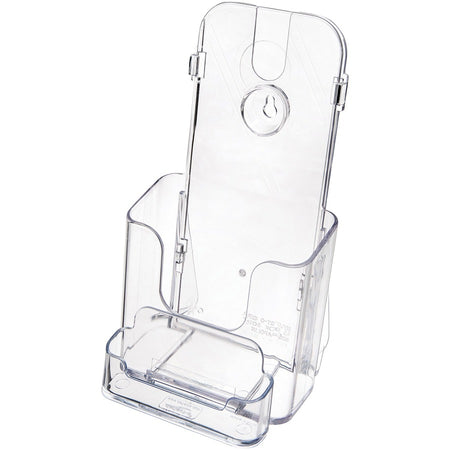 Deflecto Single Compartment DocuHolder w/ Business Card Holder - Left