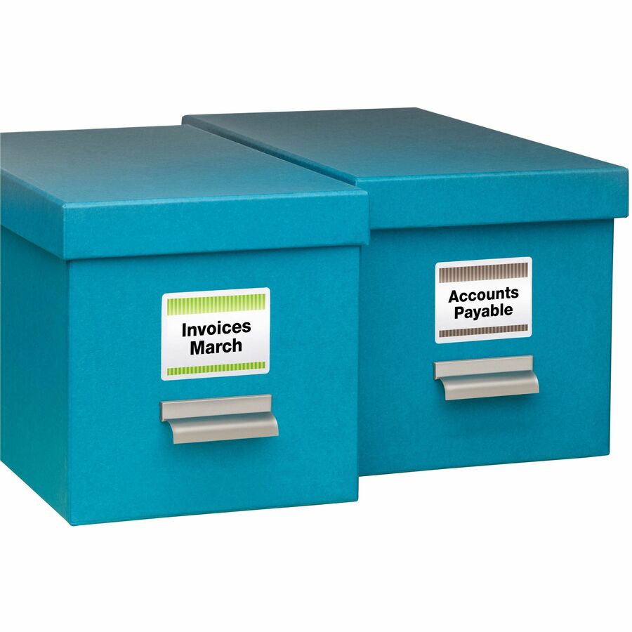 Avery®  Laser Inkjet Printer Permanent ID Labels - 2" Width x 2 5/8" Length - Permanent Adhesive - Rectangle - Inkjet, Laser - White - Paper - 15 / Sheet - 15 Total Sheets - 225 Total Label(s) - 225 / Pack