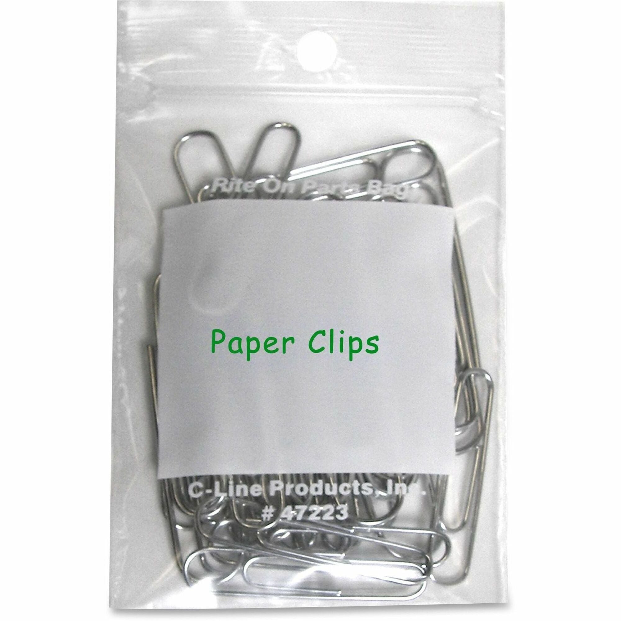 C-Line Write-On Reclosable Small Parts Bags - 3" Length x 2" Width - Clear - Poly - Multipurpose - 1000 / Carton