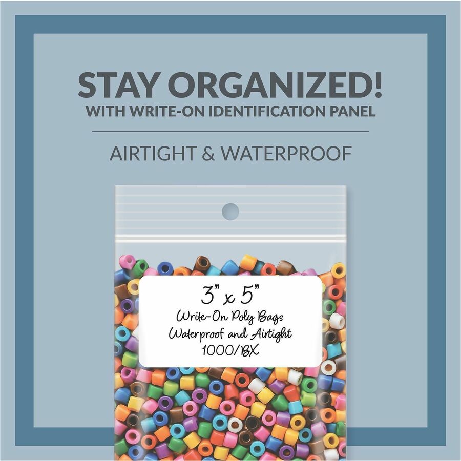 C-Line Write-On Reclosable Small Parts Bags - Alternate-Image5