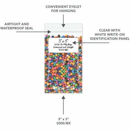C-Line Write-On Reclosable Small Parts Bags - Alternate-Image4