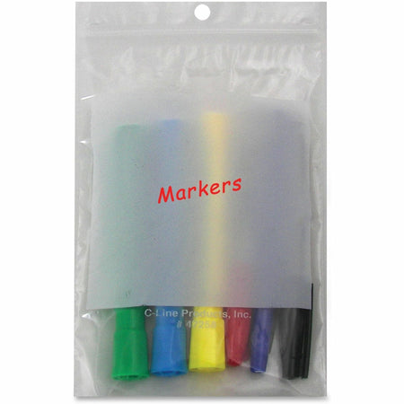 C-Line Write-On Reclosable Small Parts Bags - 8" Length x 5" Width - Clear - Poly - Multipurpose - 1000 / Carton