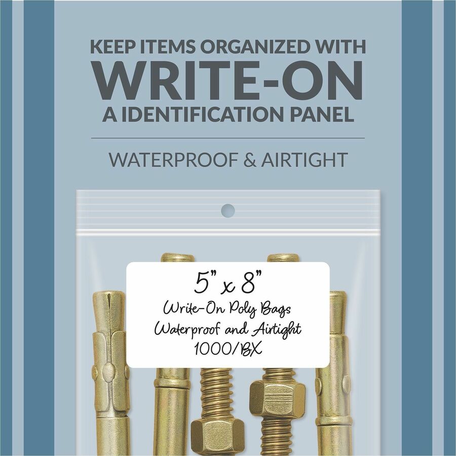 C-Line Write-On Reclosable Small Parts Bags - Alternate-Image5