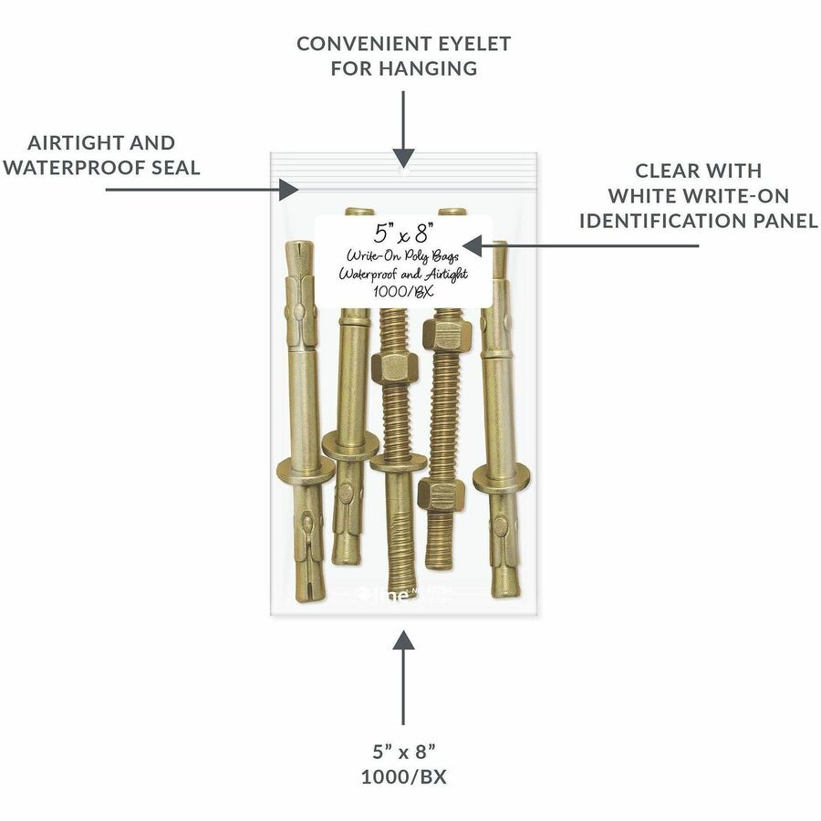 C-Line Write-On Reclosable Small Parts Bags - Alternate-Image4