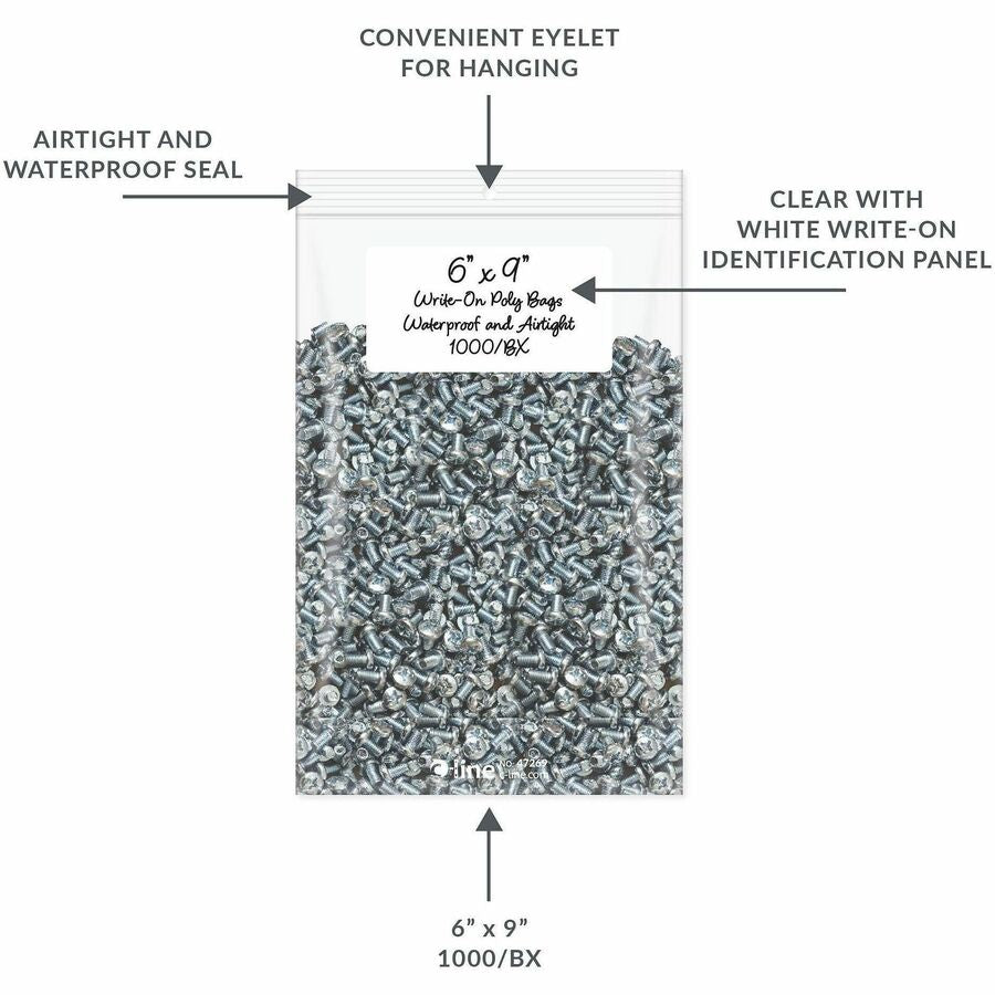 C-Line Write-On Reclosable Small Parts Bags - Alternate-Image4