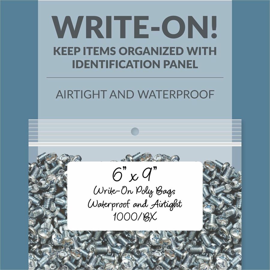 C-Line Write-On Reclosable Small Parts Bags - Alternate-Image5