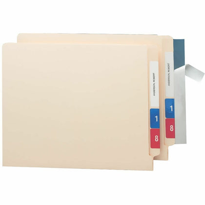 Smead Seal and View Label Protectors - 1.68" Length x 8" Width - Clear - 100/Pack
