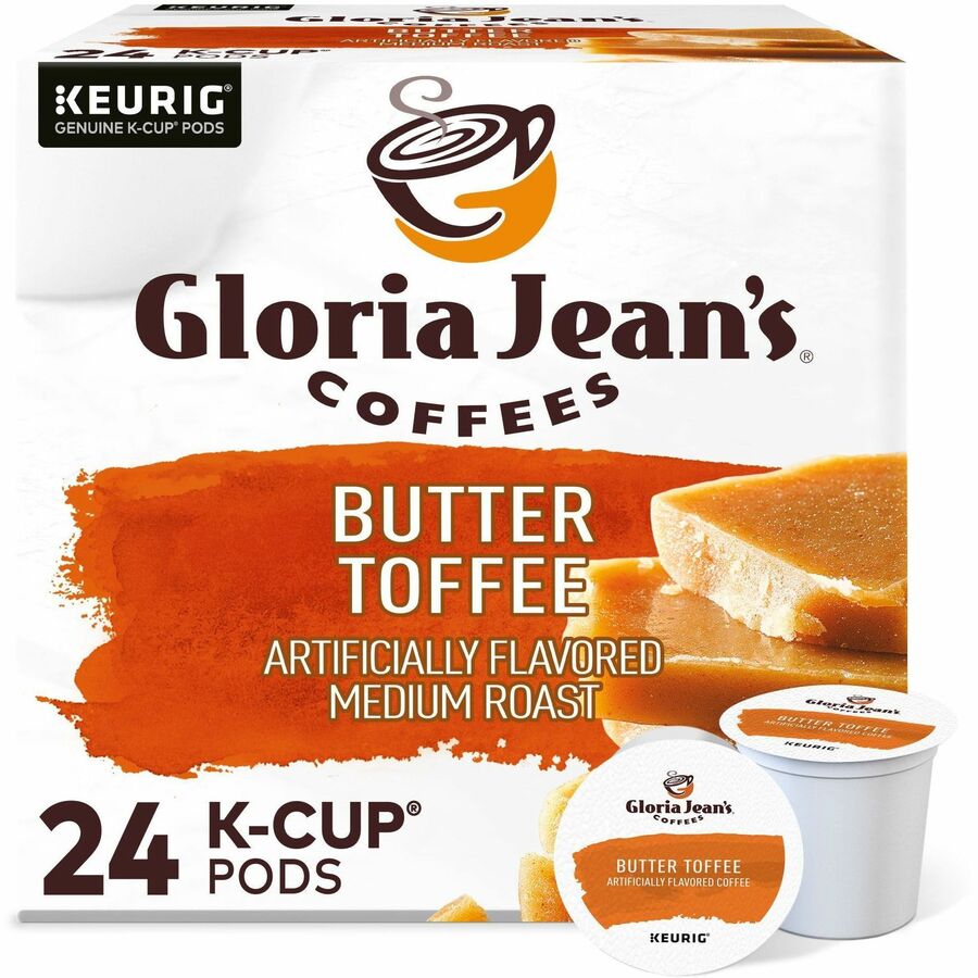 Gloria Jean's K-Cup, Pod Butter Toffee Coffee - Alternate-Image1