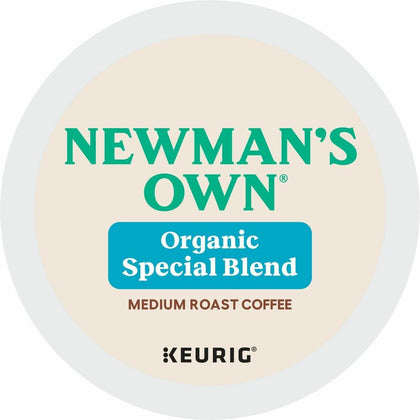 Newman's Own® Organics K-Cup Pods: Special Blend Medium Roast Coffee - 24 Count Pack