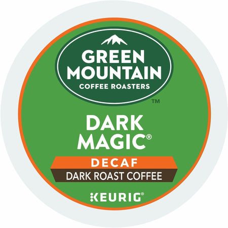 Green Mountain Coffee Roasters® K-Cup Dark Magic Decaf Coffee - Compatible with Keurig Brewer - Full/Extra Dark/Extra Bold - K-Cup - Decaffeinated - 24 / Box