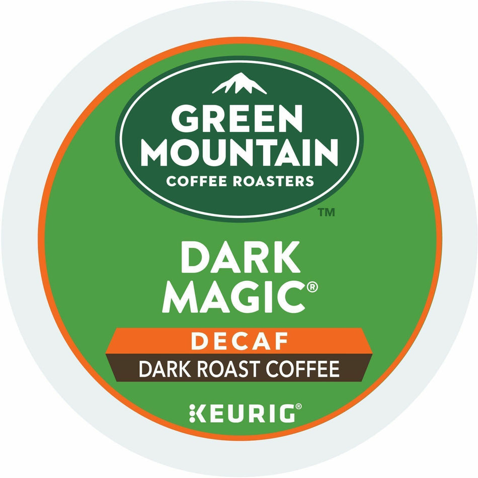 Green Mountain Coffee Roasters® K-Cup Dark Magic Decaf Coffee - Compatible with Keurig Brewer - Full/Extra Dark/Extra Bold - K-Cup - Decaffeinated - 24 / Box
