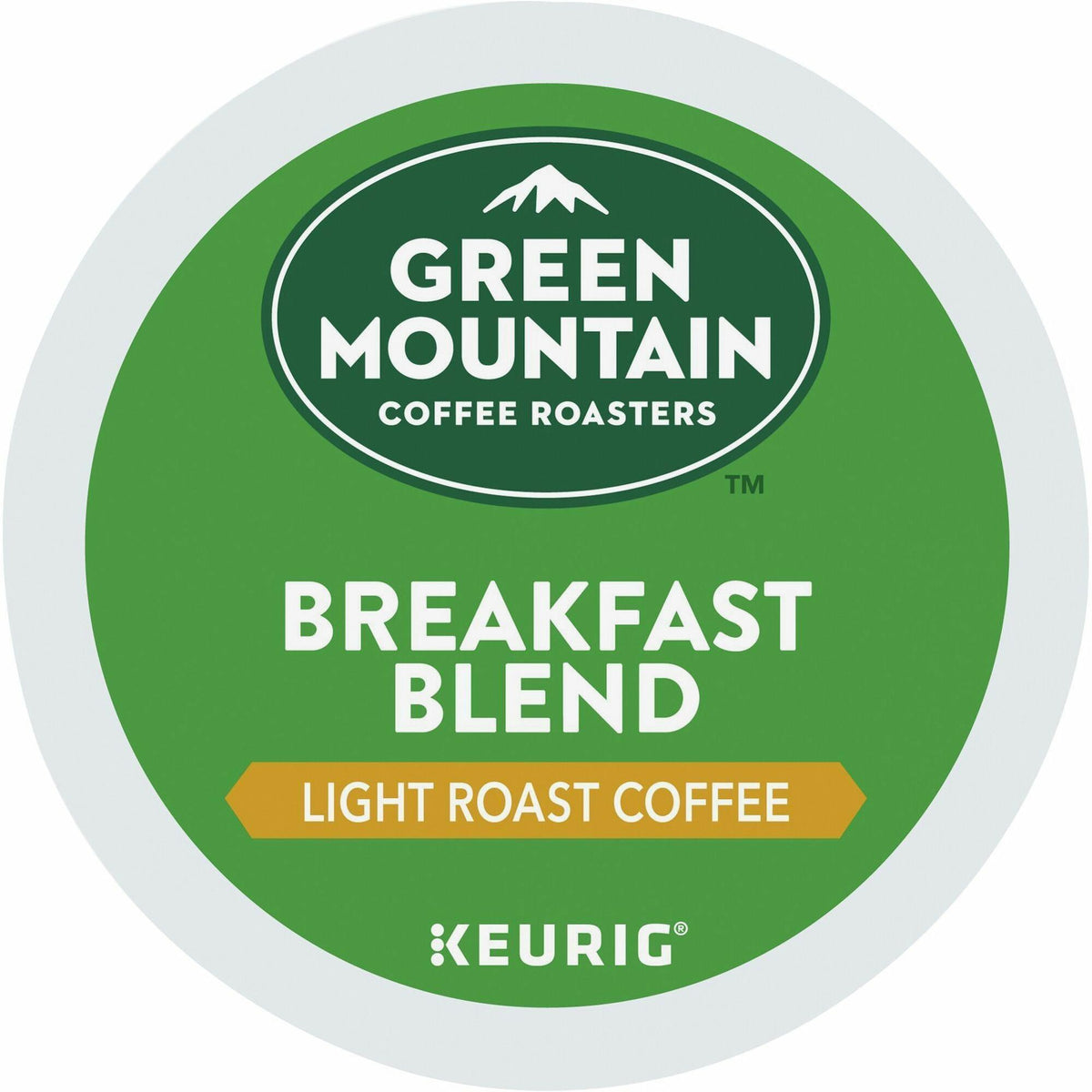 Green Mountain Coffee Roasters® K-Cup Breakfast Blend Coffee - Compatible with Keurig Brewer - Regular - Light - K-Cup - 24 / Box