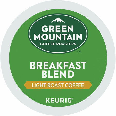 Green Mountain Coffee Roasters® K-Cup Breakfast Blend Coffee - Compatible with Keurig Brewer - Regular - Light - K-Cup - 24 / Box