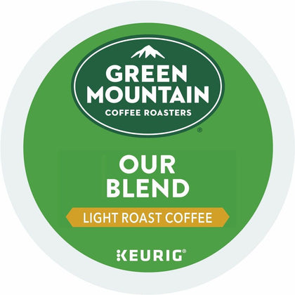 Green Mountain Coffee K-Cup Pods: Our Blend Light Roast - 24 Count Pack
