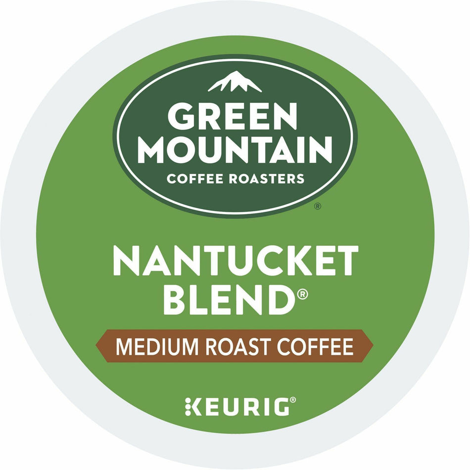 Green Mountain Coffee Roasters® K-Cup Nantucket Blend Coffee - Compatible with Keurig Brewer - Regular - Medium - K-Cup - 24 / Box