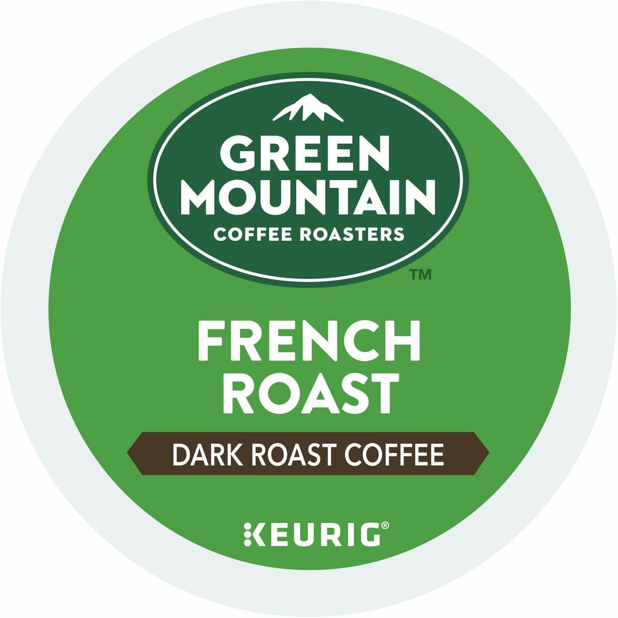 Green Mountain Coffee Roasters® K-Cup French Roast Coffee - Compatible with Keurig Brewer - Regular - Dark - K-Cup - 24 / Box