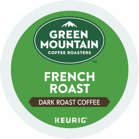 Green Mountain Coffee Roasters® K-Cup French Roast Coffee - Compatible with Keurig Brewer - Regular - Dark - K-Cup - 24 / Box
