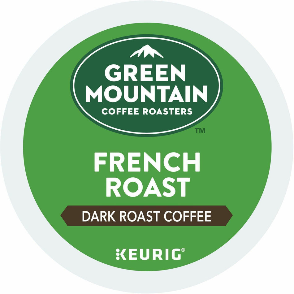 Green Mountain Coffee Roasters® K-Cup French Roast Coffee - Compatible with Keurig Brewer - Regular - Dark - K-Cup - 24 / Box