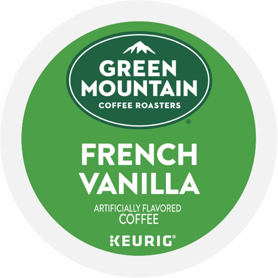 Green Mountain Coffee Roasters® K-Cup, Pod French Vanilla Coffee, Keurig Single-Serve K-Cup pods, Light Roast, 24 Count - Compatible with Keurig Brewer - Regular - Light - K-Cup, Pod - Kosher - 24 / Pack