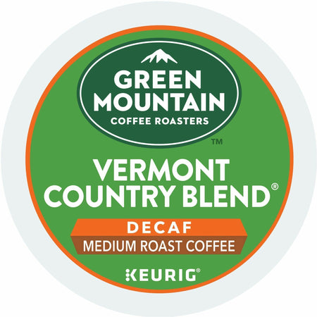 Green Mountain Coffee Roasters® K-Cup Vermont Country Blend Decaf Coffee - Compatible with Keurig Brewer - Medium - K-Cup - Decaffeinated - 24 / Box