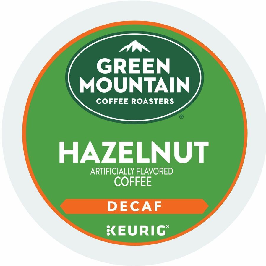 Green Mountain Coffee K-Cup, Pod Hazelnut Decaf Coffee, Keurig Single-Serve K-Cup pods, Light Roast, 24 Count - Compatible with Keurig Brewer - Light - K-Cup, Pod - Hazelnut, Decaf - Kosher - Decaffeinated - 24 / Pack