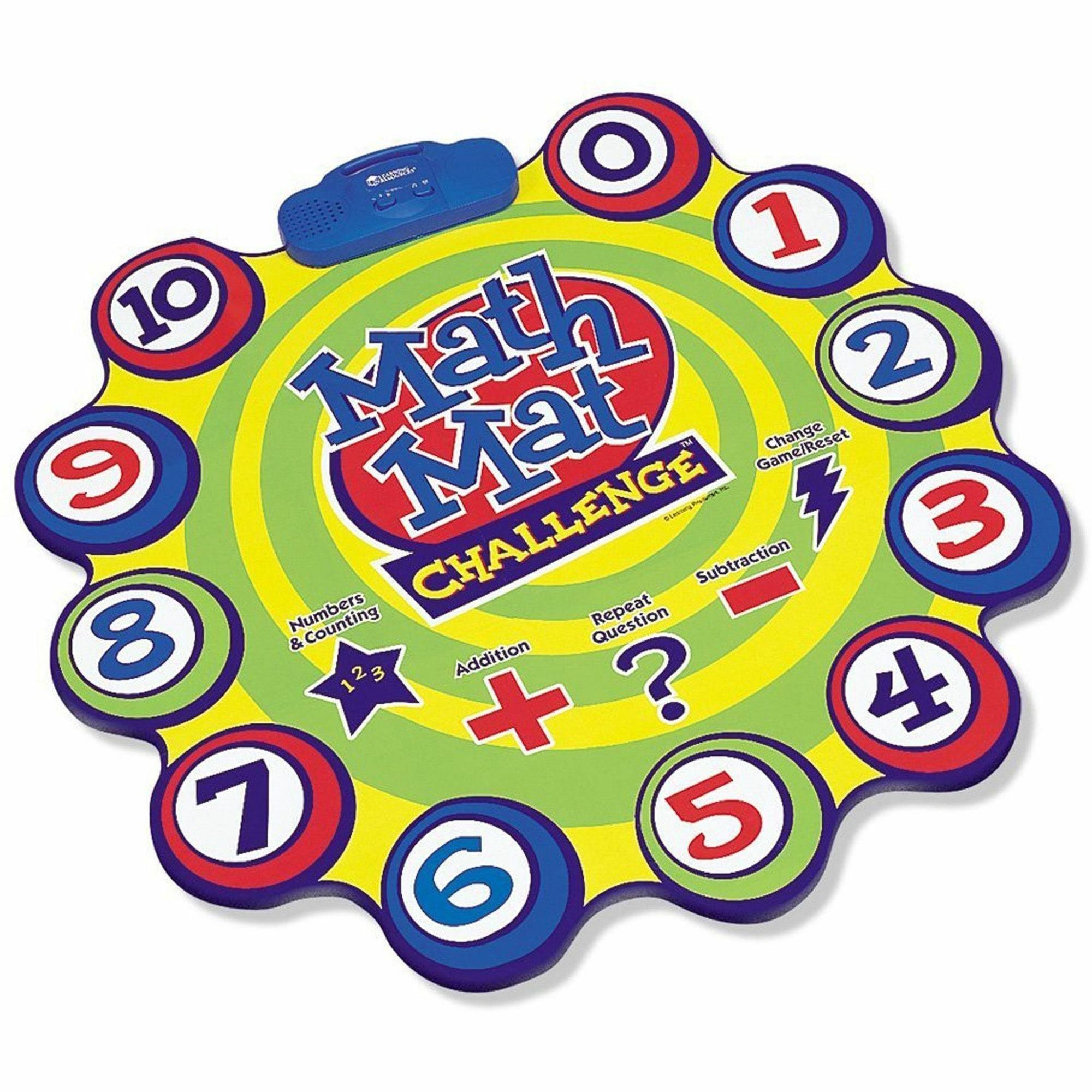 Learning Resources Math Mat Challenge Game - Play Kit - Theme/Subject: Learning - 3-8 Year