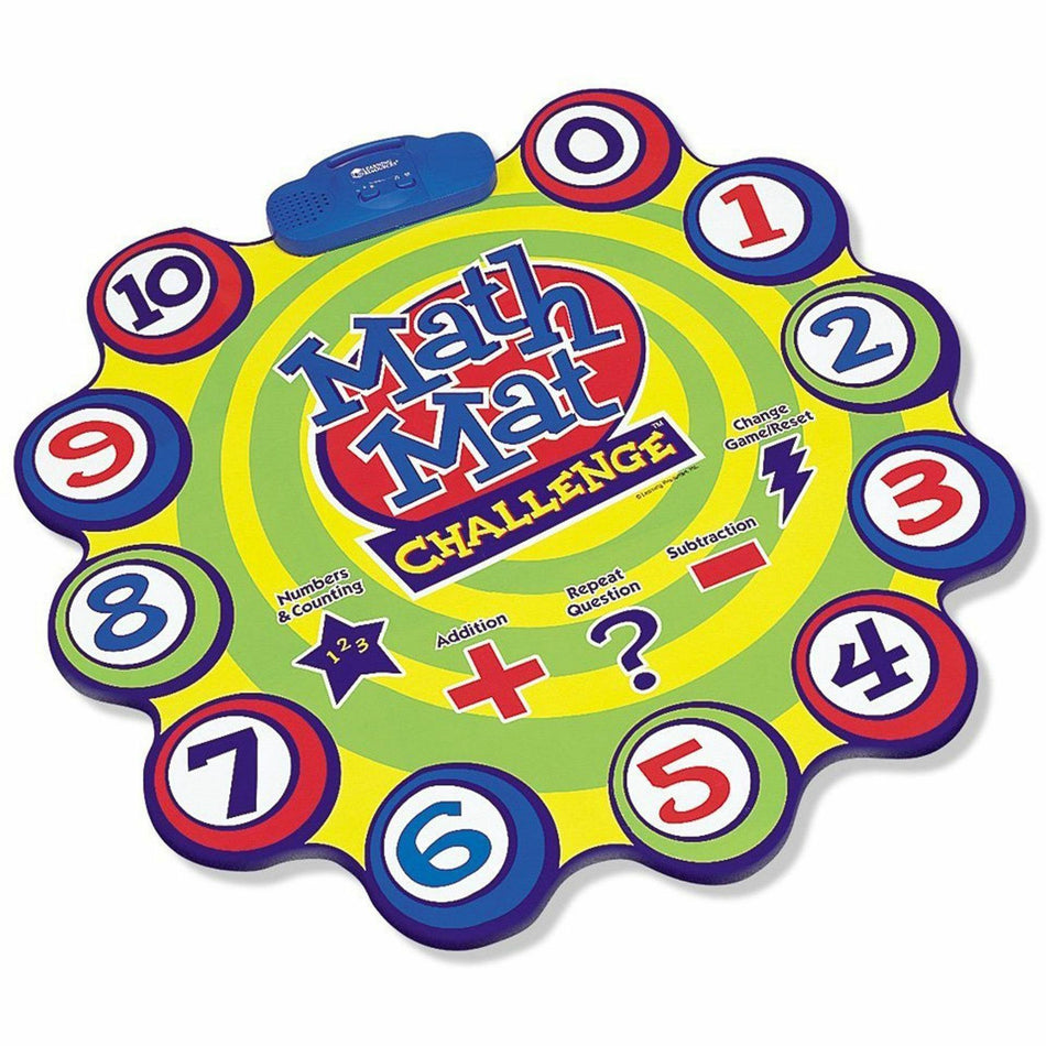Learning Resources Math Mat Challenge Game - Play Kit - Theme/Subject: Learning - 3-8 Year