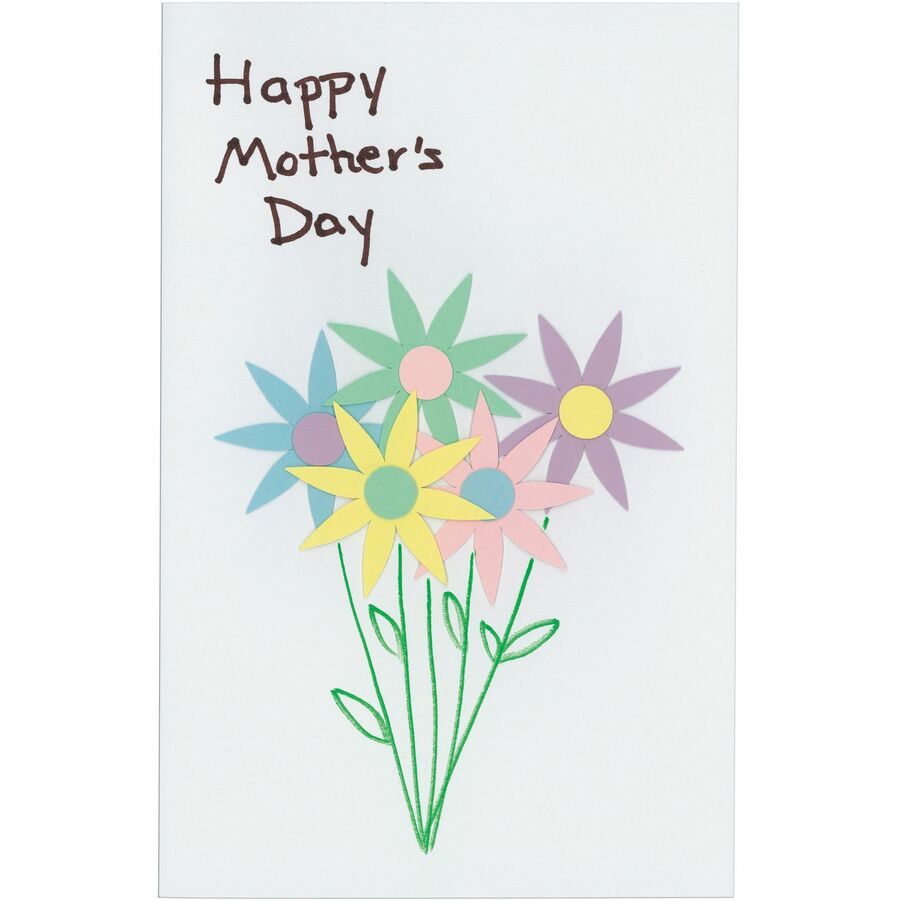 Pacon Cardstock Sheets - White - Letter - 8 1/2" x 11" - 65 lb Basis Weight - Sustainable Forestry Initiative (SFI) - White - 100 / Pack