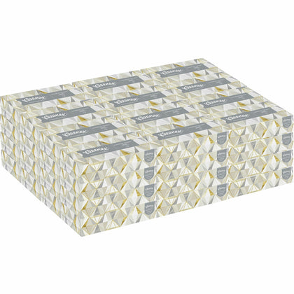 Kleenex Professional Facial Tissue for Business - Flat Box - 2 Ply - 8.40" Width x 8.60" Length - White - 125/Box - 48 / Carton