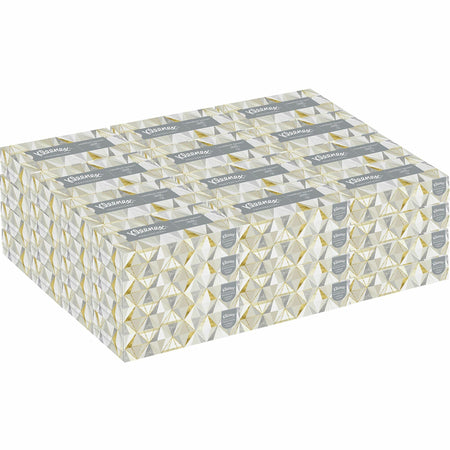 Kleenex Professional Facial Tissue for Business - Flat Box - 2 Ply - 8.40" Width x 8.60" Length - White - 125/Box - 48 / Carton