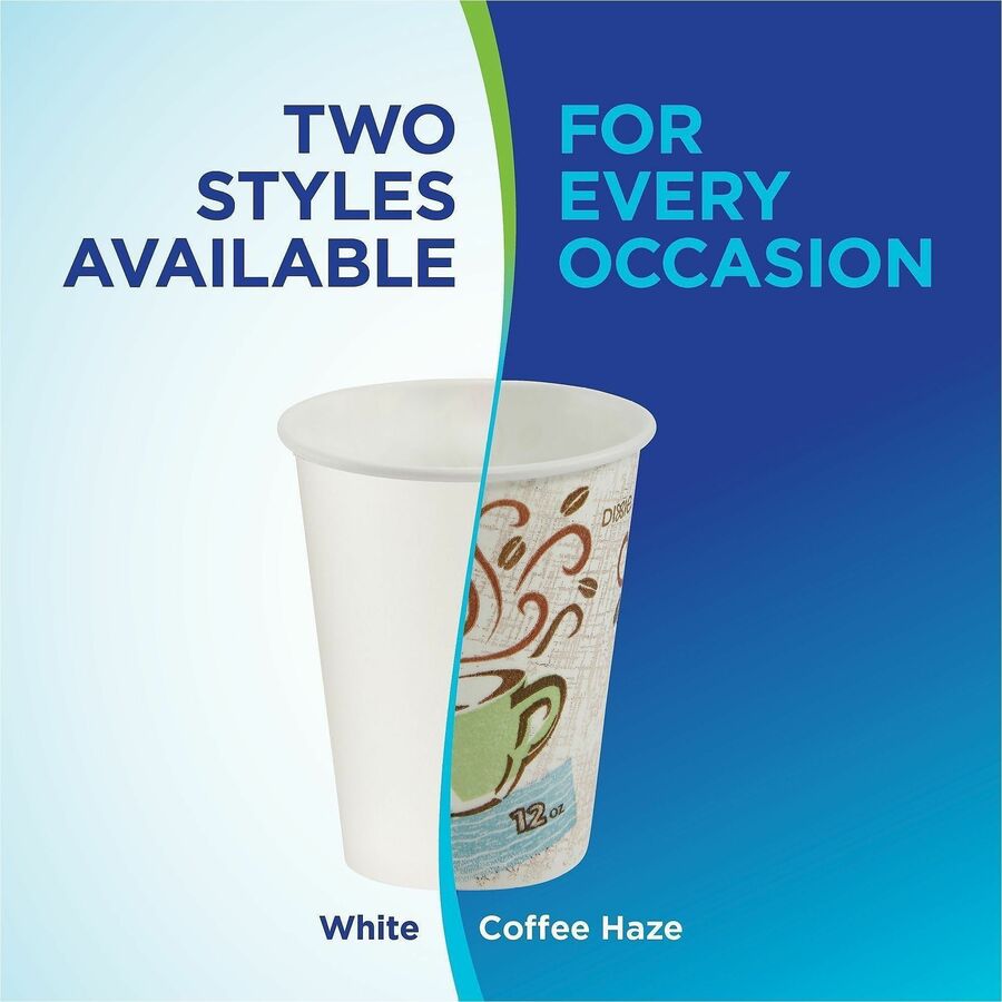 Dixie PerfecTouch 16 oz Insulated Paper Hot Coffee Cups by GP Pro - Alternate-Image6