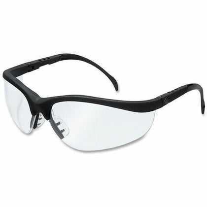 MCR Safety Klondike Glasses: Clear Lens Matte Black Frame - Protective Gear