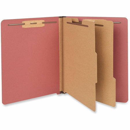 Universal Straight Tab Cut Letter Recycled Classification Folder - Alternate-Image1