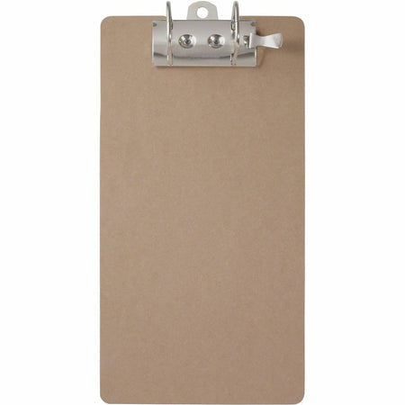 Saunders Lock-O-Matic Legal Archboard - 2.50" Clip Capacity - 9" x 17 1/2" Sheet Size - Hardboard - Brown - 1 Each