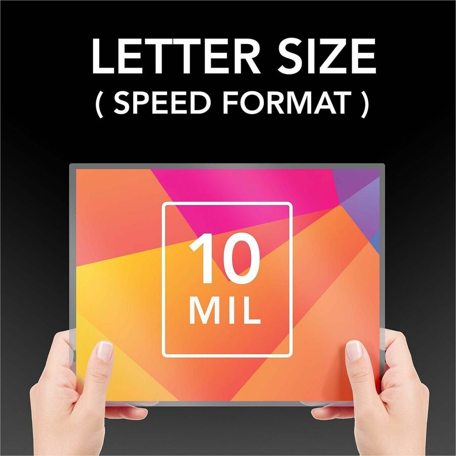 GBC Ultra Clear Thermal Laminating Pouches - Sheet Size Supported: Letter 8.50" Width x 11" Length - Laminating Pouch/Sheet Size: 9" Width x 11.50" Length x 10 mil Thickness - Glossy - for Document, Photo - Clear - 50 / Box