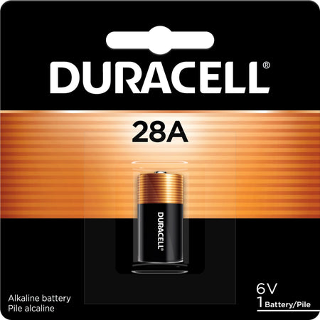 Duracell Alkaline 28A Medical Equipment Battery - For Medical Equipment - 6 V DC - 1 Each
