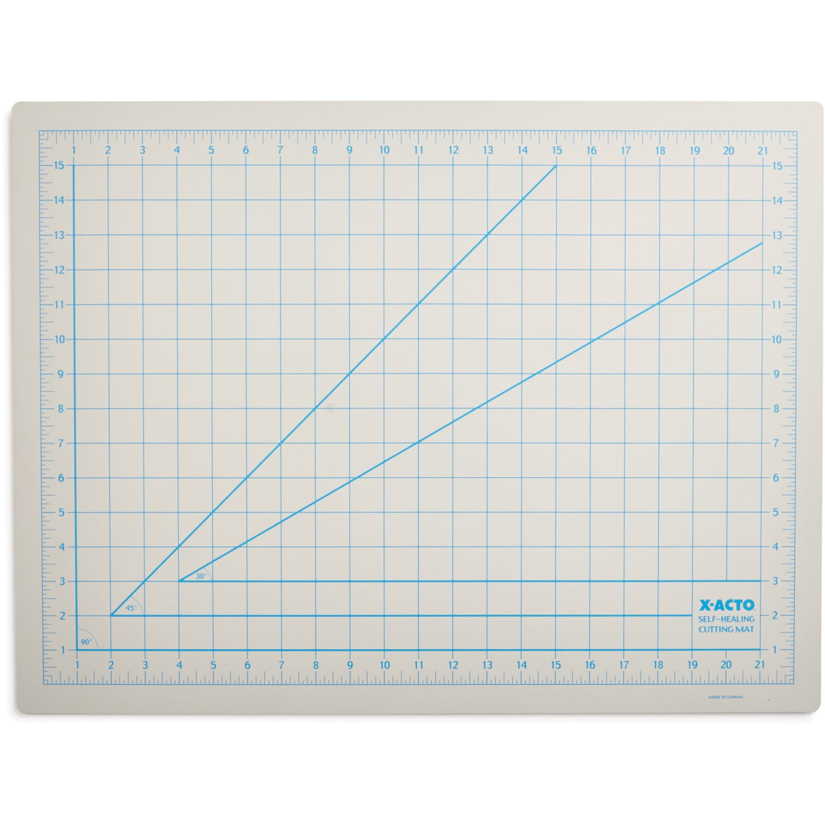 Elmer's X-ACTO Self-Healing Cutting Mats - Cutting - 24" Length x 18" Width - Rectangular - Polyvinyl Chloride (PVC) - Gray - 1 Each