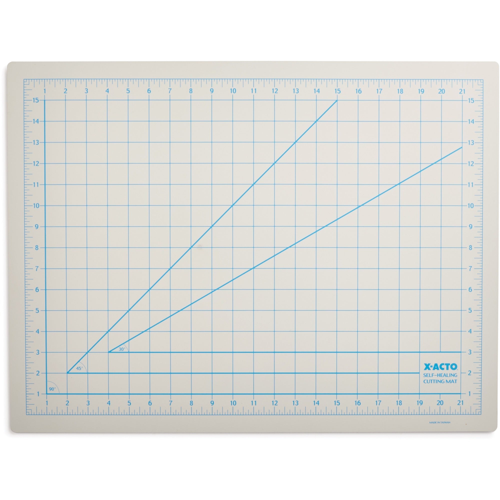 Elmer's X-ACTO Self-Healing Cutting Mats - Cutting - 24" Length x 18" Width - Rectangular - Polyvinyl Chloride (PVC) - Gray - 1 Each