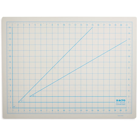Elmer's X-ACTO Self-Healing Cutting Mats - Cutting - 24" Length x 18" Width - Rectangular - Polyvinyl Chloride (PVC) - Gray - 1 Each